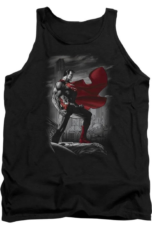 Superman Metropolis Guardian Adult Tank Top